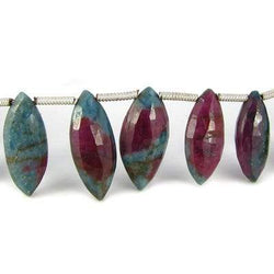 Ruby in Zoisite Top Drilled Marquise (ONLINE ORDER ONLY)