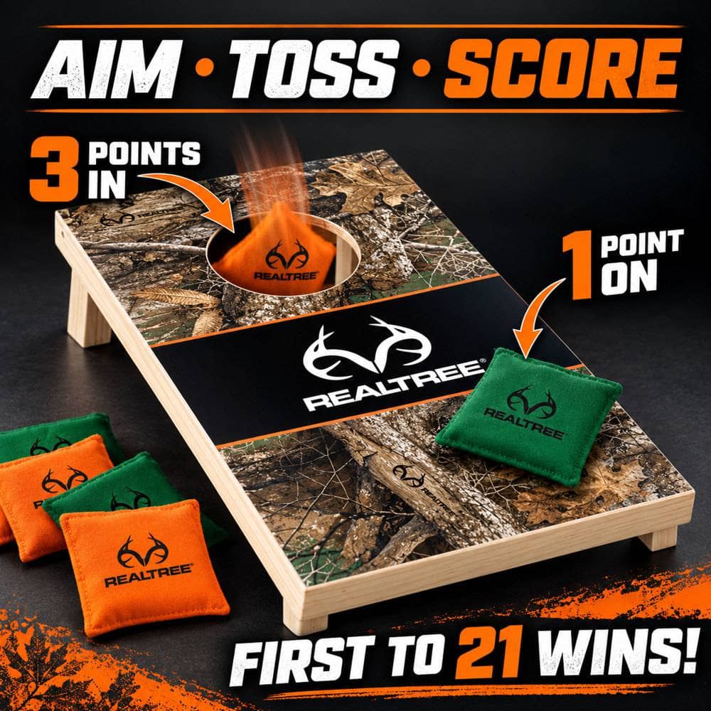 Realtree Tabletop Cornhole Game