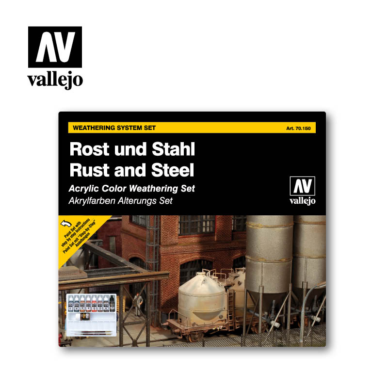 Model Color Set: Rust and Steel Weathering System (ONLINE ORDER ONLY)