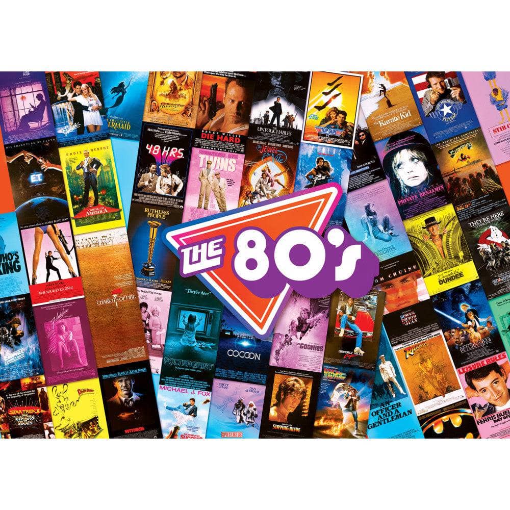 80's Blockbusters 1000 Piece Jigsaw Puzzle (ONLINE ORDER ONLY)