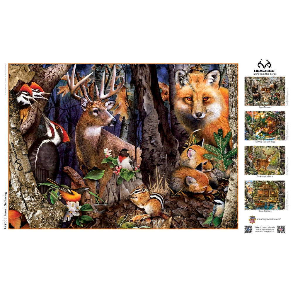 Realtree - Forest Gathering 1000 Piece Jigsaw Puzzle (ONLINE ORDER ONLY)