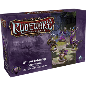 Runewars Miniatures Game: Waiqar Infantry Command Unit Expansion (ONLINE ORDER ONLY)