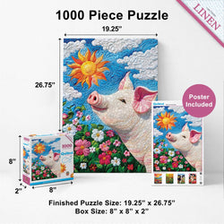 Quilted - Sun-Kissed Snout 1000 Piece Jigsaw Puzzle