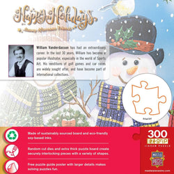 Happy Holidays - Snowy Afternoon Friends 300 Piece EZ Grip Jigsaw Puzzle (ONLINE ORDER ONLY)