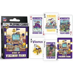 Minnesota Vikings Fan Deck Playing Cards - 54 Card Deck (ONLINE ORDER ONLY)