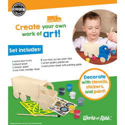 Semi Truck Wood Paint Set (ONLINE ORDER ONLY)