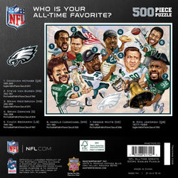 Philadelphia Eagles - All Time Greats 500 Piece Jigsaw Puzzle (ONLINE ORDER ONLY)