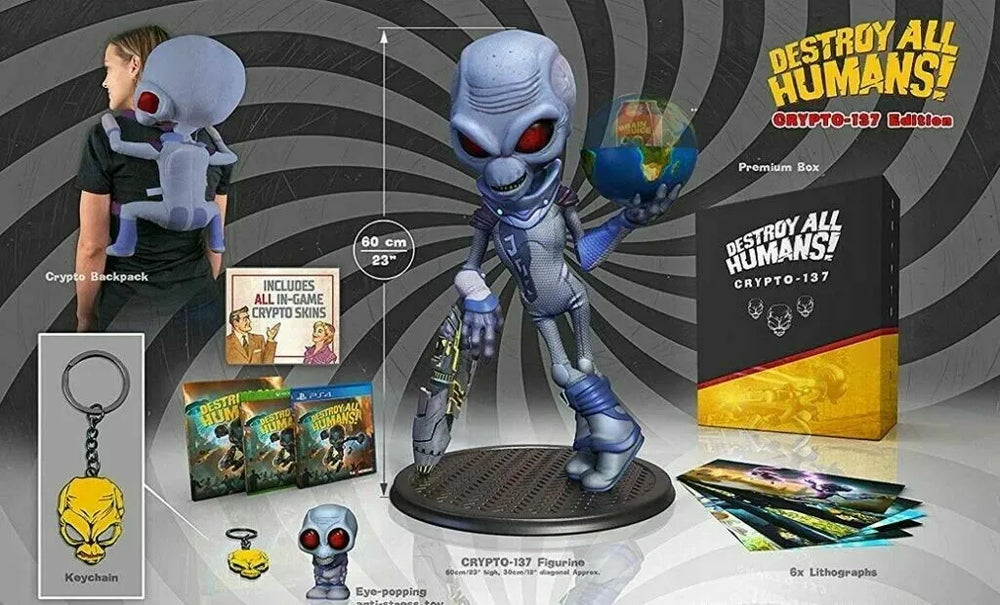 Destroy All Humans! Crypto-137 Edition (Playstation 4) (Online Only)