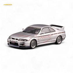 Inno64 NISSAN SKYLINE GR-R (R33) "Tuned by Mine's" Silver 1:64 (ONLINE ORDER ONLY)