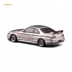 Inno64 NISSAN SKYLINE GR-R (R33) "Tuned by Mine's" Silver 1:64 (ONLINE ORDER ONLY)
