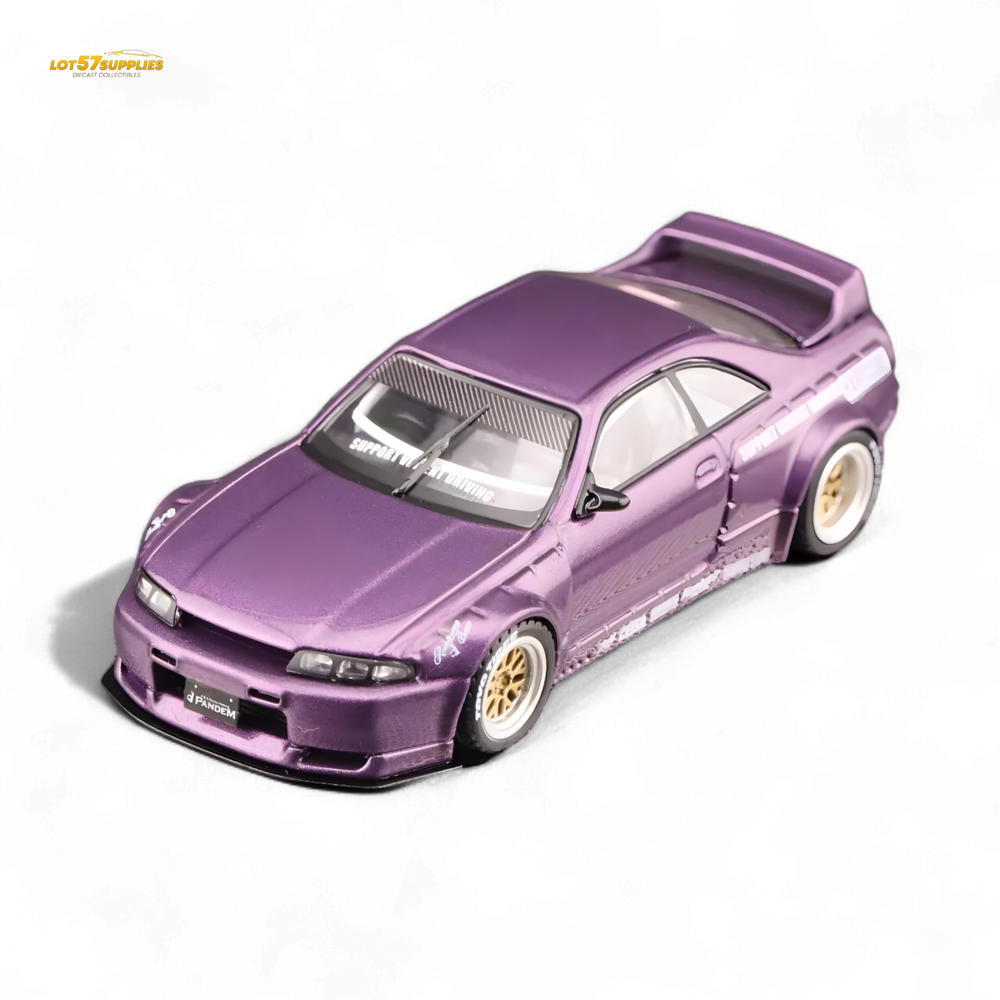 Inno64 NISSAN SKYLINE GT-R (R33) "PANDEM ROCKET BUNNY" Purple 1:64 (ONLINE ORDER ONLY)