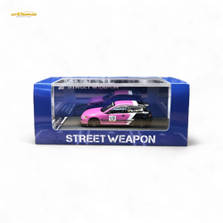 Street Weapon Honda Civic EG6 No Good Racing Pink 1:64