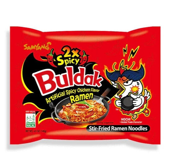 Buldak 2x Spicy Chicken Ramen (140g) (ONLINE ORDER ONLY)