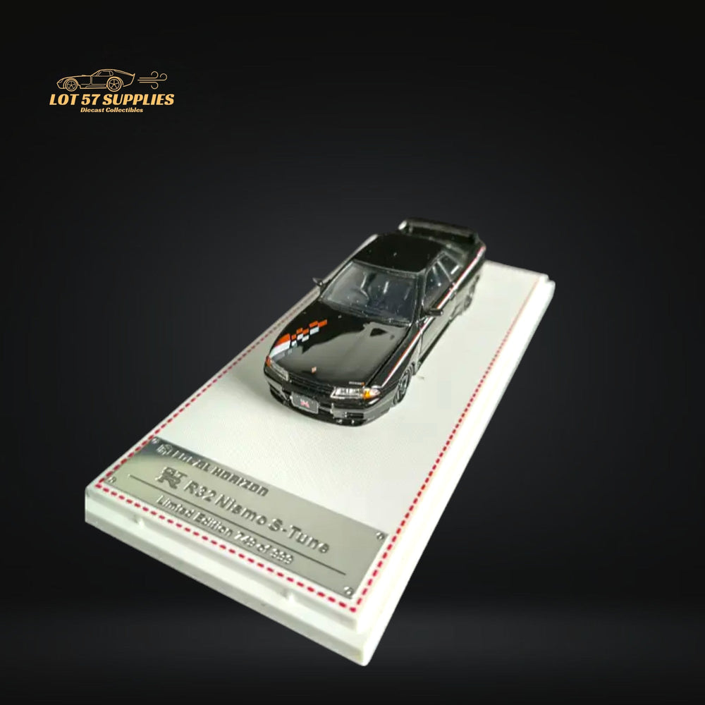 Focal Horizon Skyline R32 GT-R 3rd Gen Nismo S-Tune Black Nismo Livery 1:64 (ONLINE ORDER ONLY)
