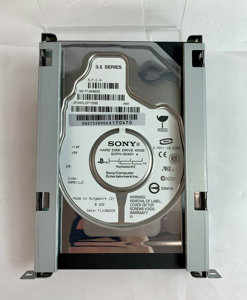 40GB Playstation 2 HDD (Playstation 2) (ONLINE ORDER ONLY)
