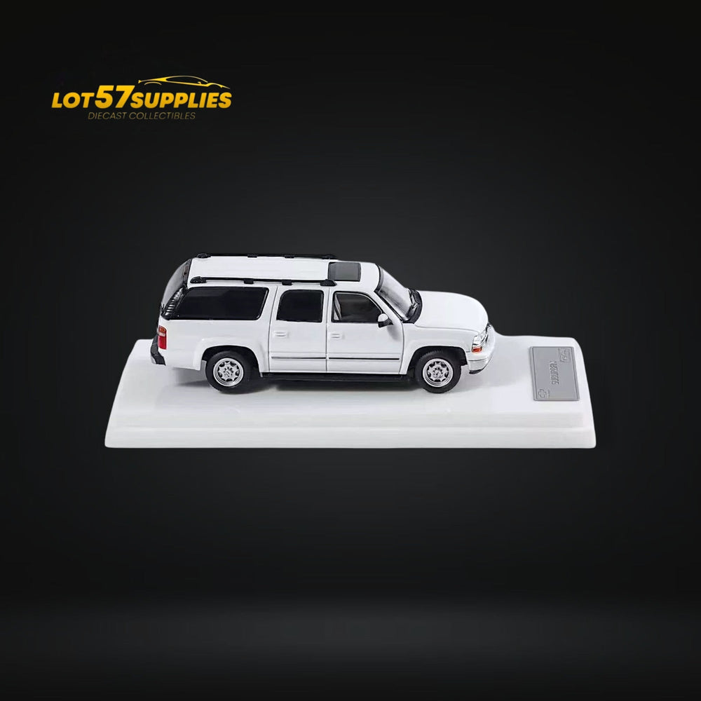 MK Miniatures Chevrolet Suburban in White 1:64 (ONLINE ORDER ONLY)