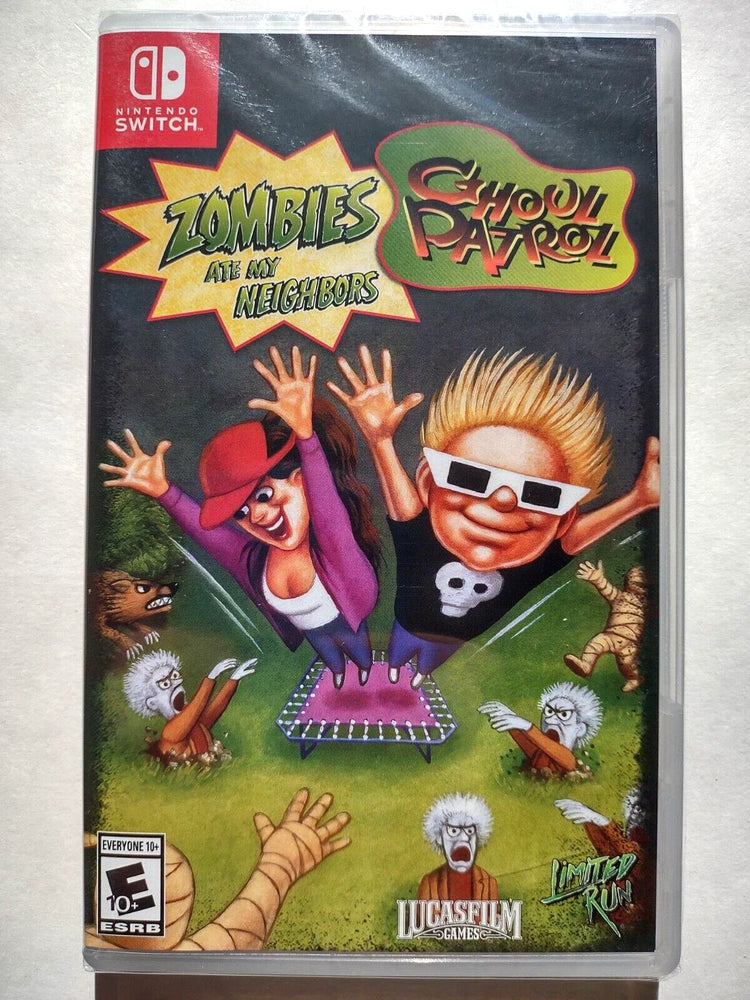 Limited Run #112: Zombies Ate My Neighbors and Ghoul Patrol Best Buy Cover (Nintendo Switch) (ONLINE ORDER ONLY)