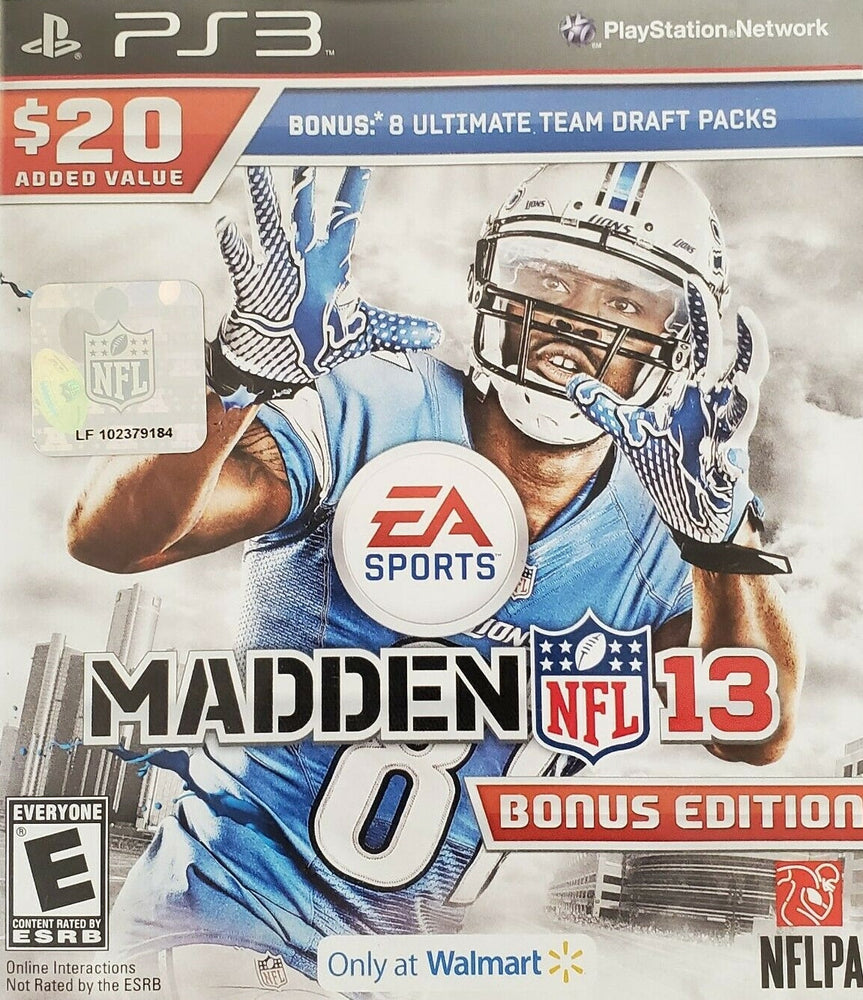Madden NFL 13: Bonus Edition (Playstation 3) (Online Only)
