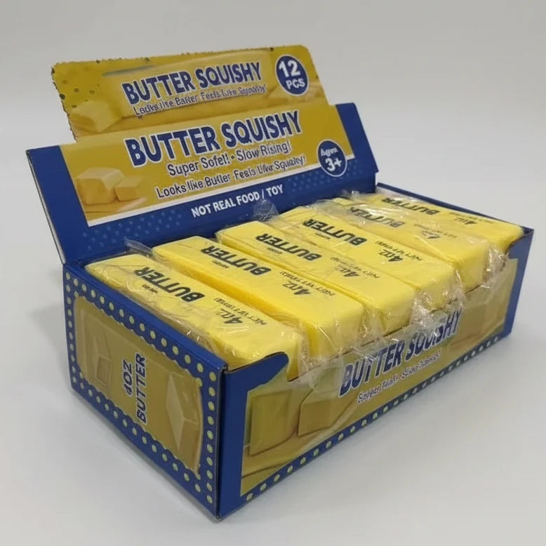 Giant Stick of Butter Squishy (SMELLS LIKE BUTTER) (ONLINE ORDER ONLY)