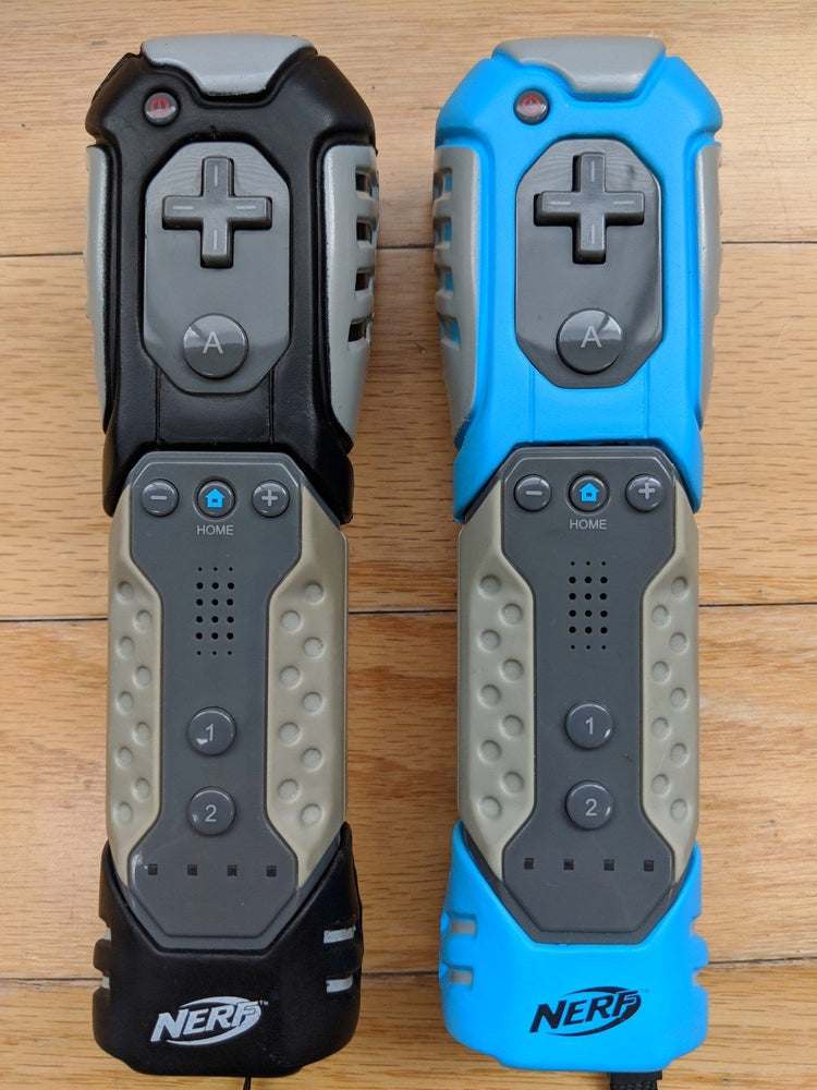 Nerf Wiimote Set (Blue and Black) (Wii) (Online Only)