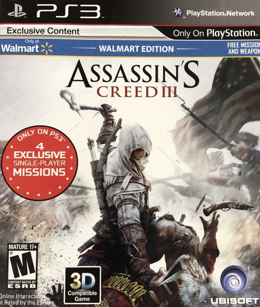Assassin's Creed III: Walmart Edition (PlayStation 3) (Online Only)