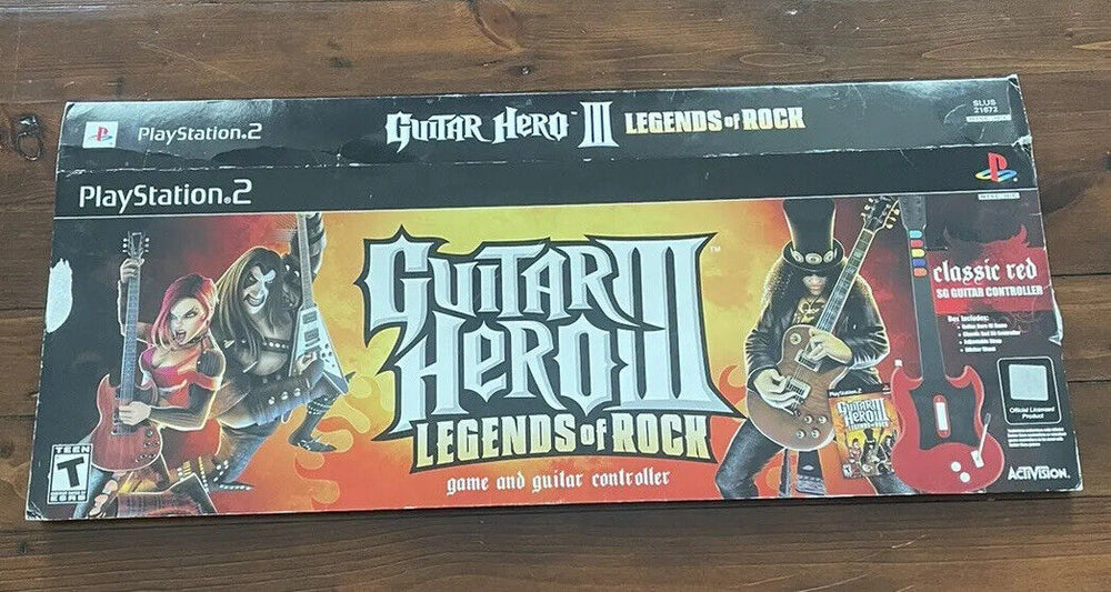 Guitar Hero III: Legends of Rock Bundle (Playstation 2) (Online Only)