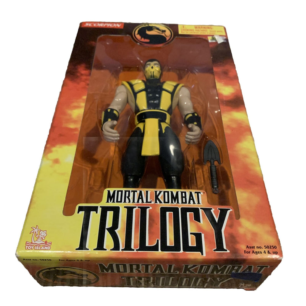 Mortal Kombat Trilogy Game & Scorpion 10 Inch Figure Bundle (Nintendo 64) (Online Only)