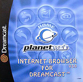 PlanetWeb Web Browser 3.0 (Sega Dreamcast) (ONLINE ORDER ONLY)
