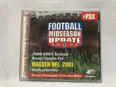 Madden NFL 2001 Midseason Update Disc (Playstation) (ONLINE ORDER ONLY)