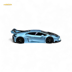 Flame Huracan LP610-4 LWBK WideBody Resin - ICE BLUE LBWK 1:64 (ONLINE ORDER ONLY)