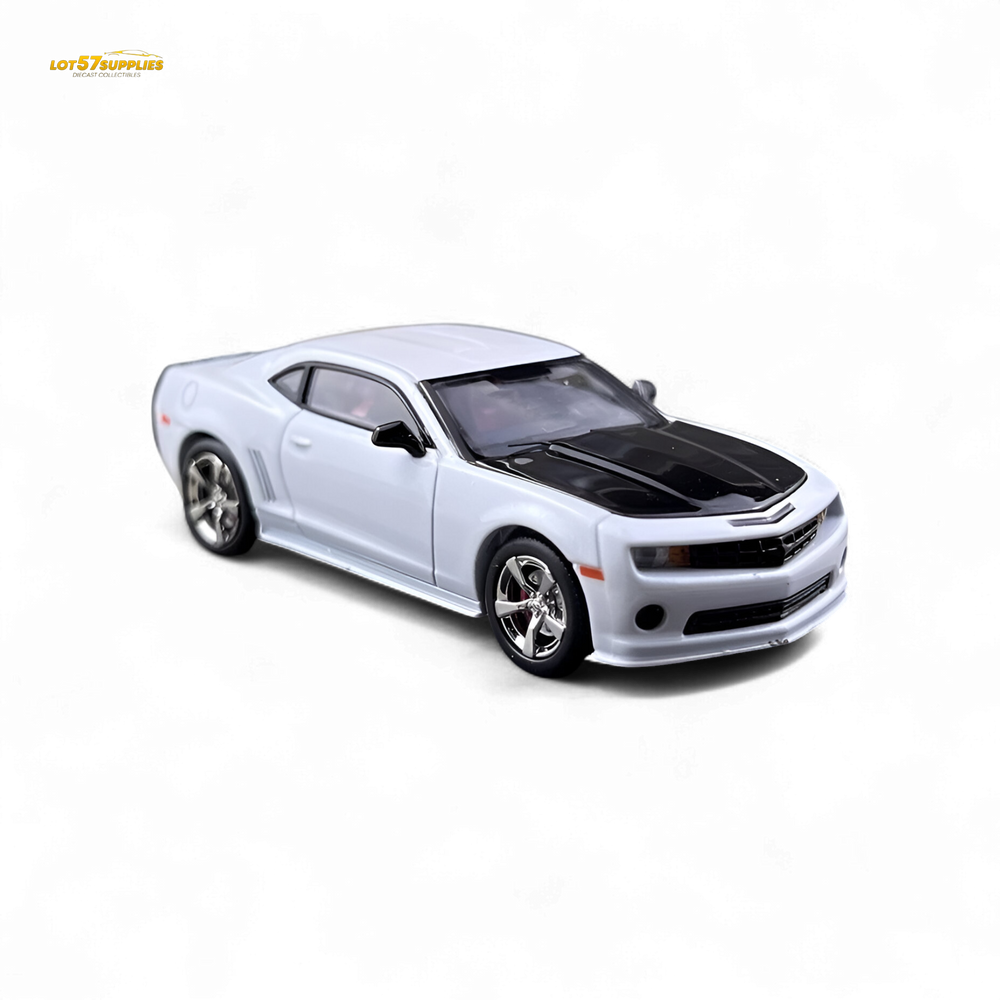FineWorks64 Chevrolet Camaro Bumblebee - Pearl White 1:64 (ONLINE ORDER ONLY)