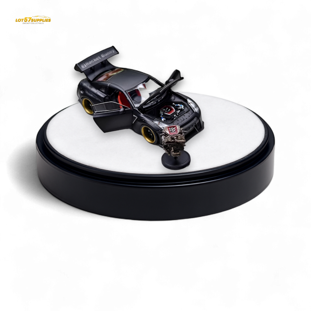 PGM Rocket Bunny R35 - Matte Black Luxury version 1:64 (ONLINE ORDER ONLY)