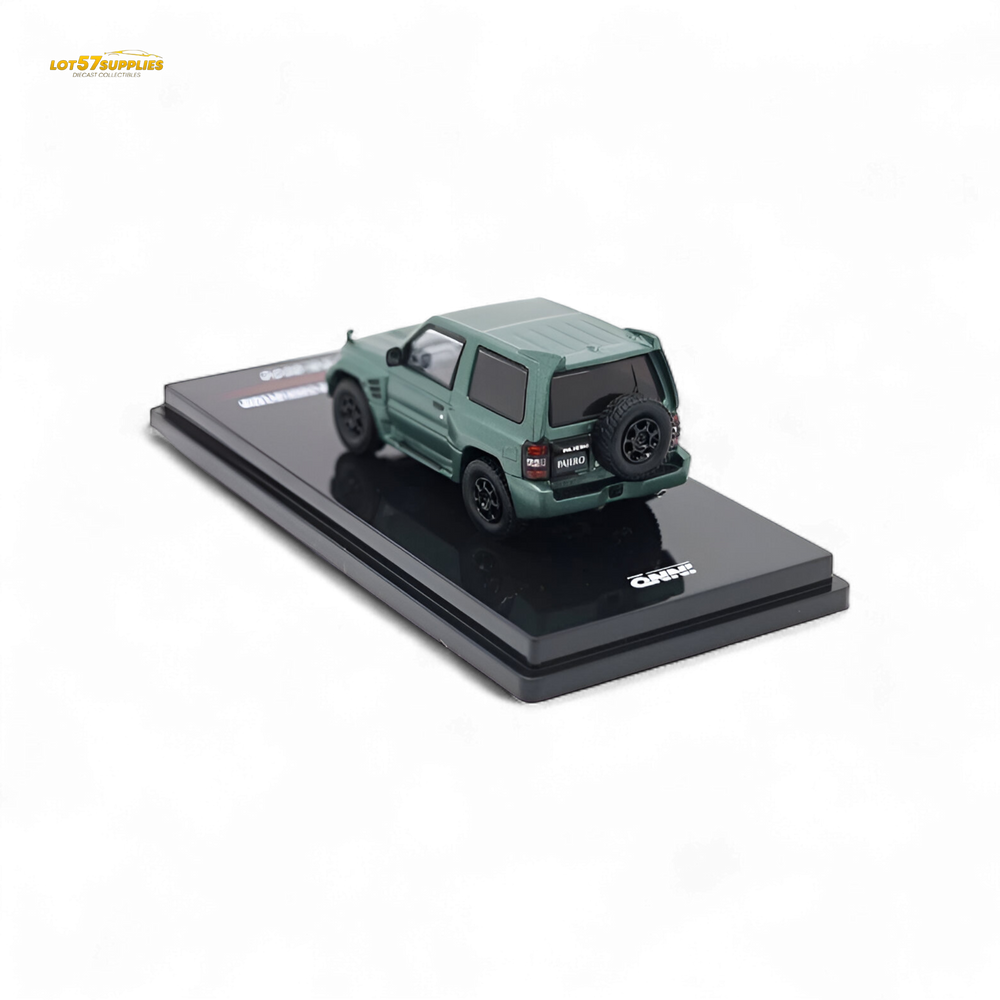 Inno64 MITSUBISHI PAJERO EVOLUTION Satin Green 1:64 (ONLINE ORDER ONLY)
