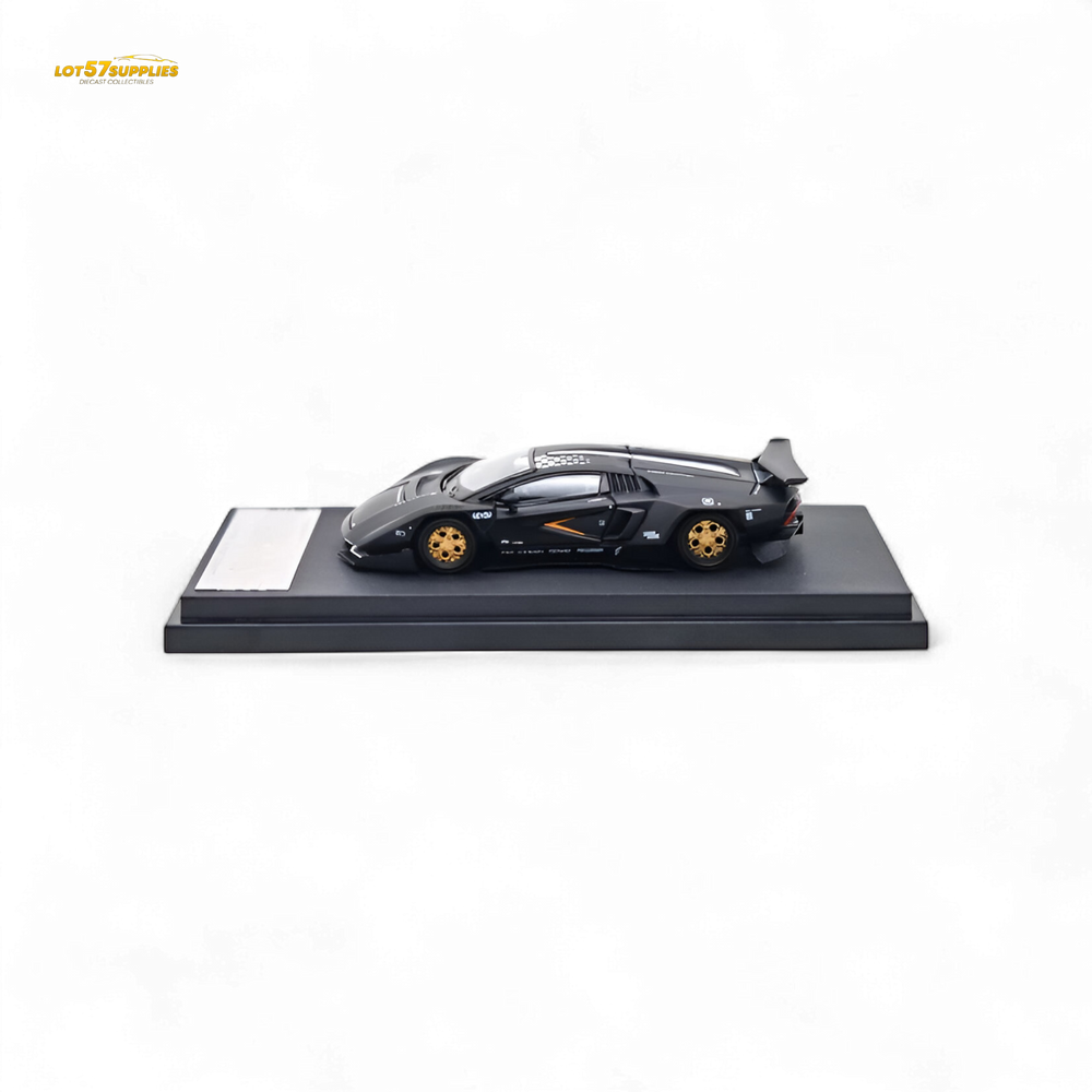 TimeMicro × PSC DESIGN Countach - Black 1:64 TM647701 (ONLINE ORDER ONLY)