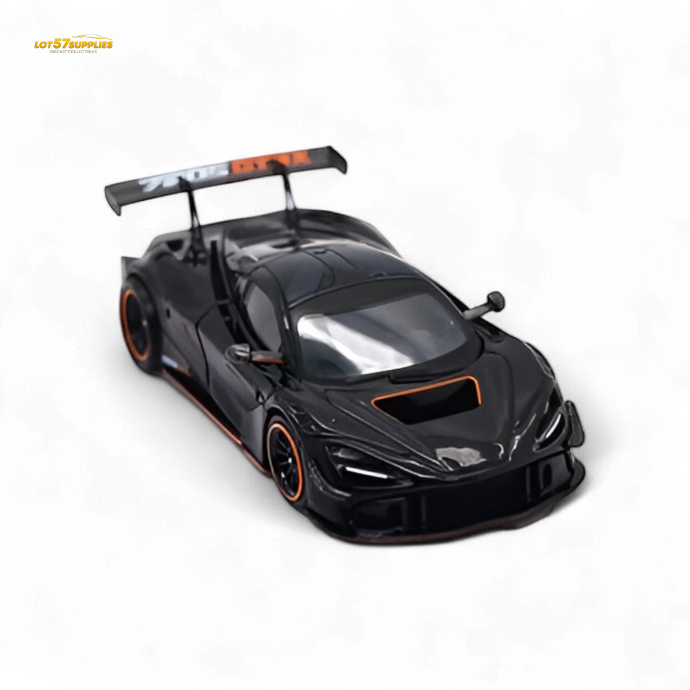 CM MODEL McLaren 720SGT3X - Black 1:64 (ONLINE ORDER ONLY)