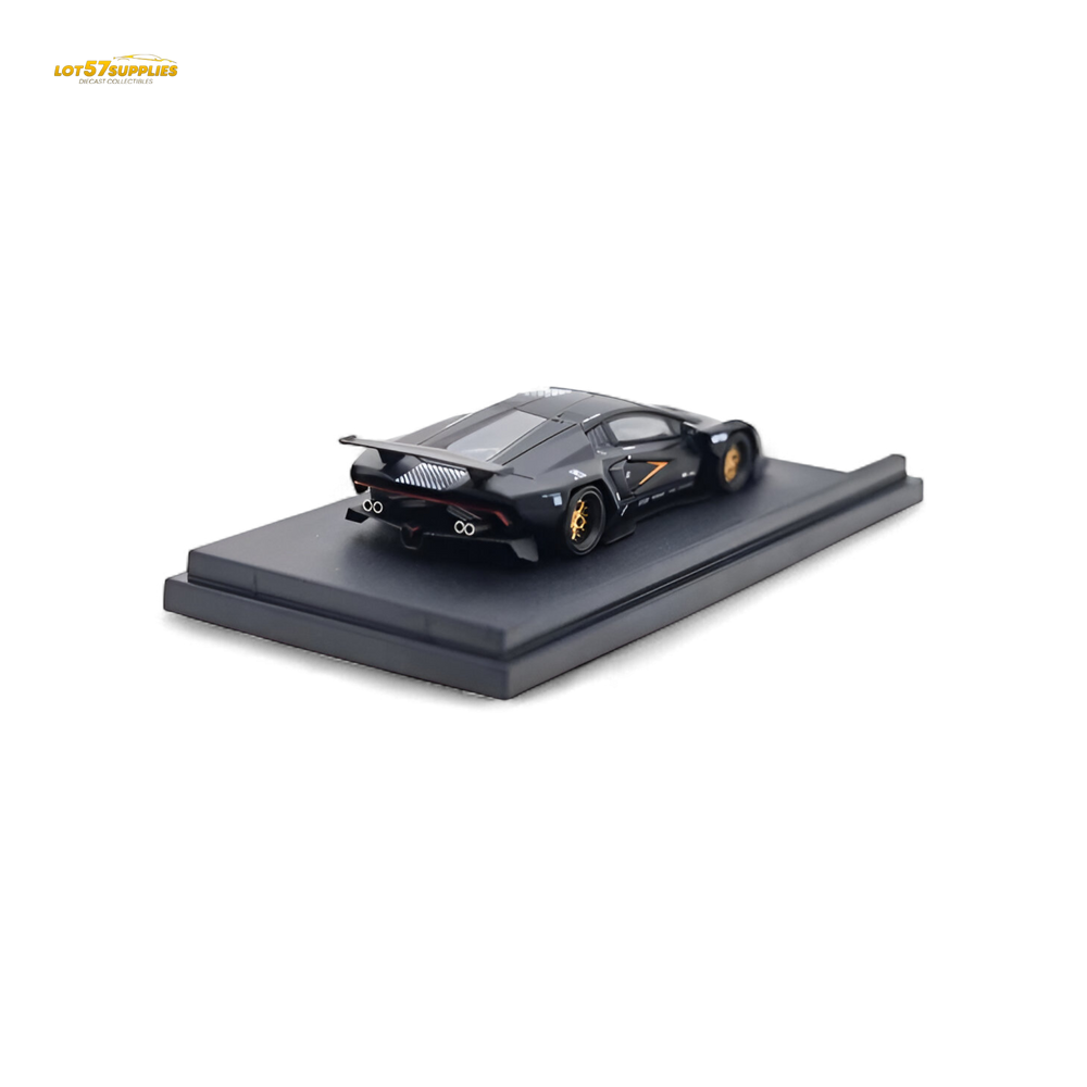 TimeMicro × PSC DESIGN Countach - Black 1:64 TM647701 (ONLINE ORDER ONLY)