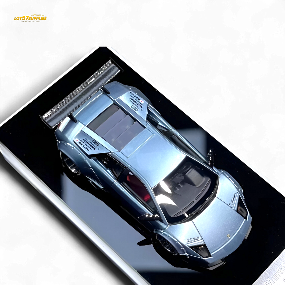 Error404 Lamborghini Murcielago LBWK - Ice Blue High Tail 1:64 (ONLINE ORDER ONLY)