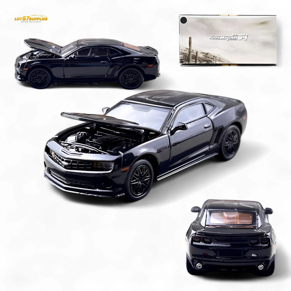 FineWorks64 Chevrolet Camaro Bumblebee - Black Warrior 1:64 (ONLINE ORDER ONLY)