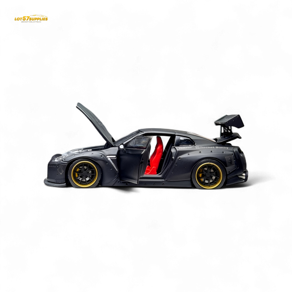PGM Rocket Bunny R35 - Matte Black Ordinary version 1:64 (ONLINE ORDER ONLY)