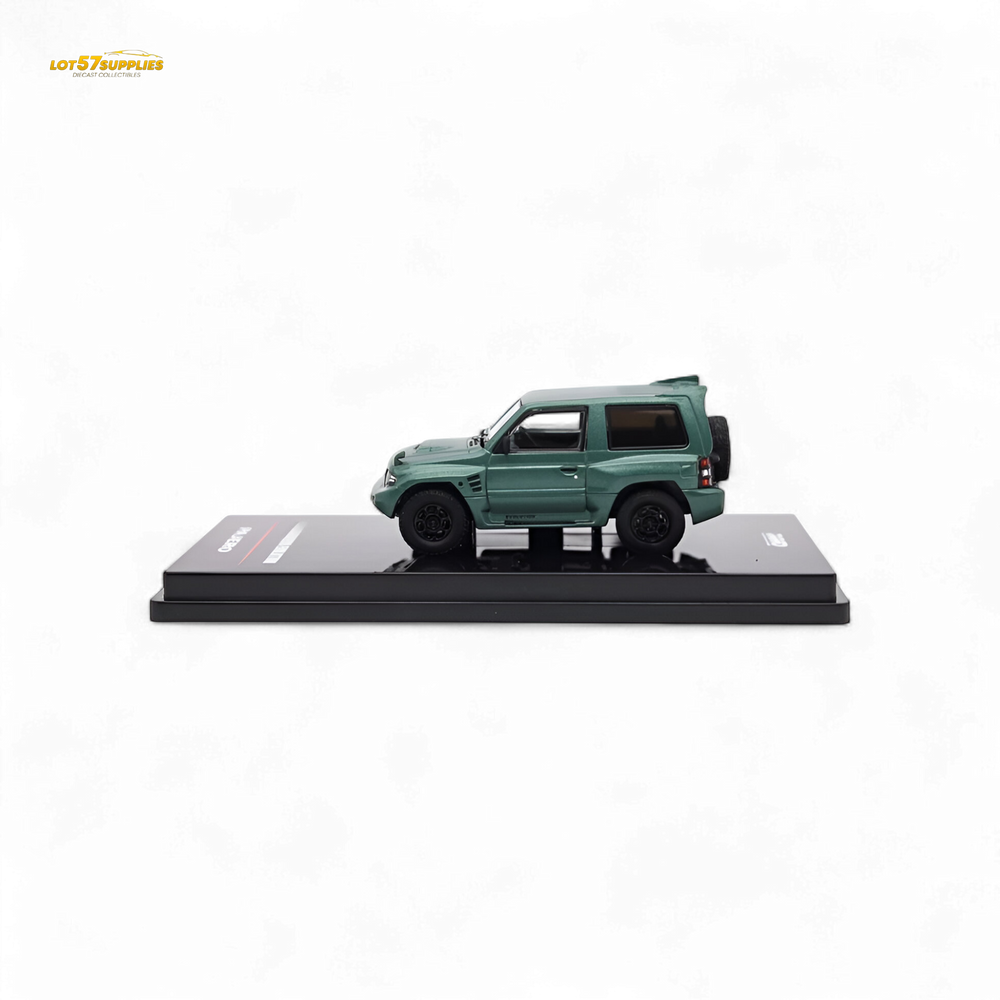 Inno64 MITSUBISHI PAJERO EVOLUTION Satin Green 1:64 (ONLINE ORDER ONLY)