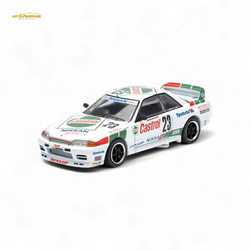 Poprace GT-R R32 MACAU GUIA RACE 1990 WINNER - White 1:64 (ONLINE ORDER ONLY)