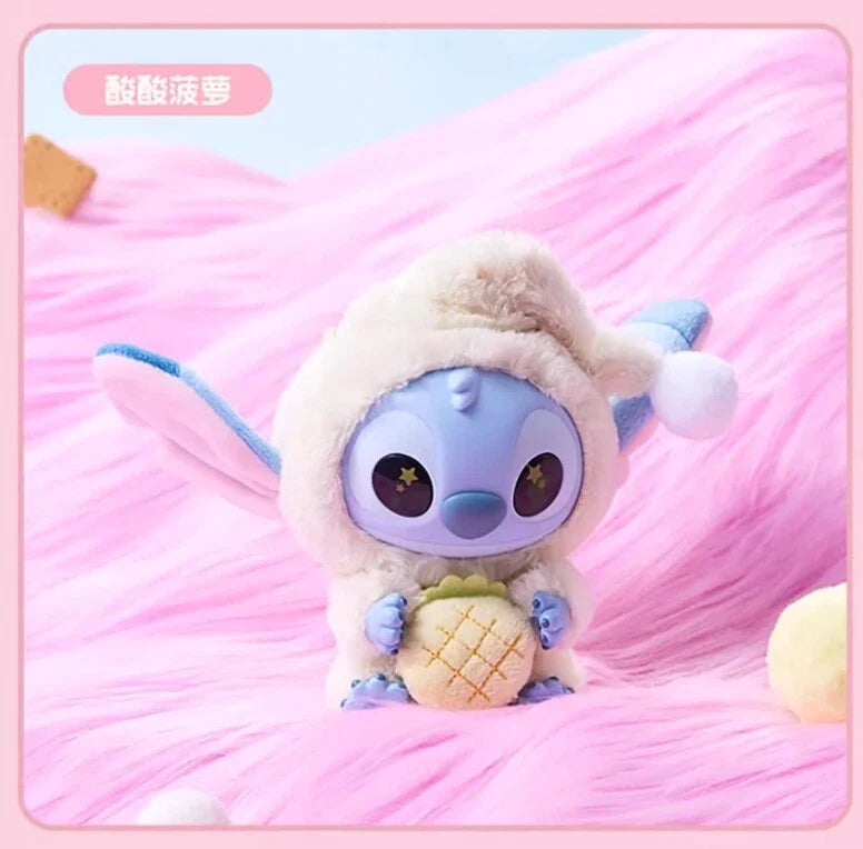 [In Stock] MINISO Stitch Eat Something Before Sleep Plush Keychain Blind Box (ONLINE ORDER ONLY)