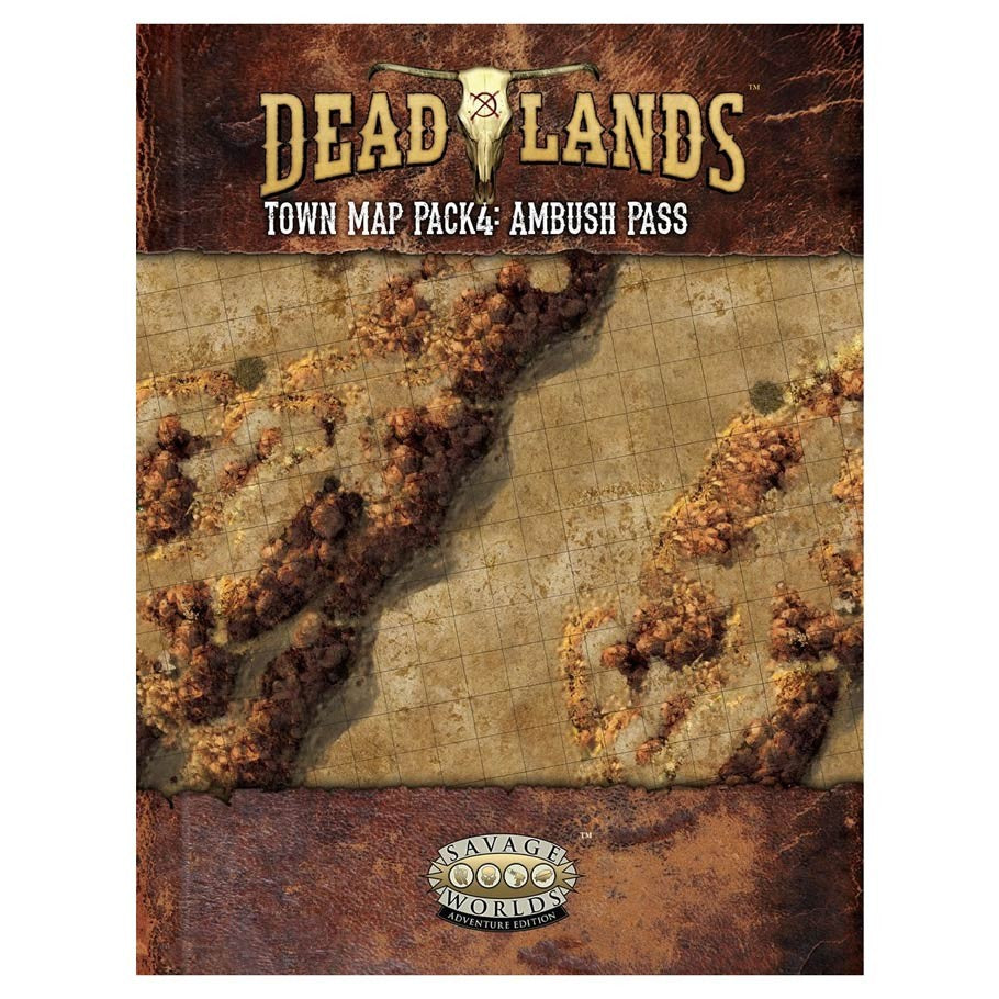 Savage Worlds: Deadlands - Town Map Pack 4: Ambush Pass (ONLINE ORDER ONLY)