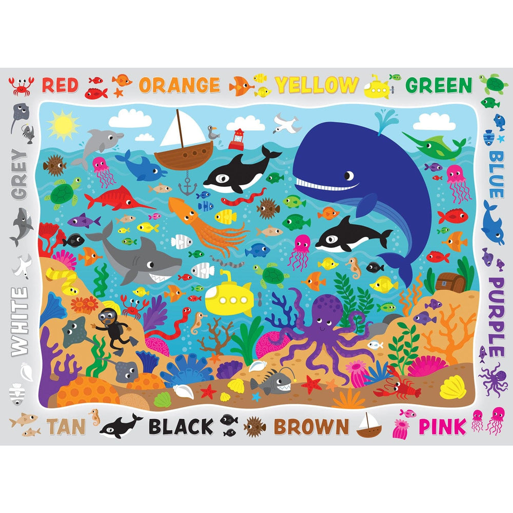 Hide & Seek - Colors in the Ocean 48 Piece Jigsaw Puzzle (ONLINE ORDER ONLY)