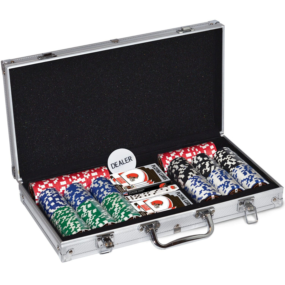 Cleveland Browns 300 Piece Poker Set (ONLINE ORDER ONLY)