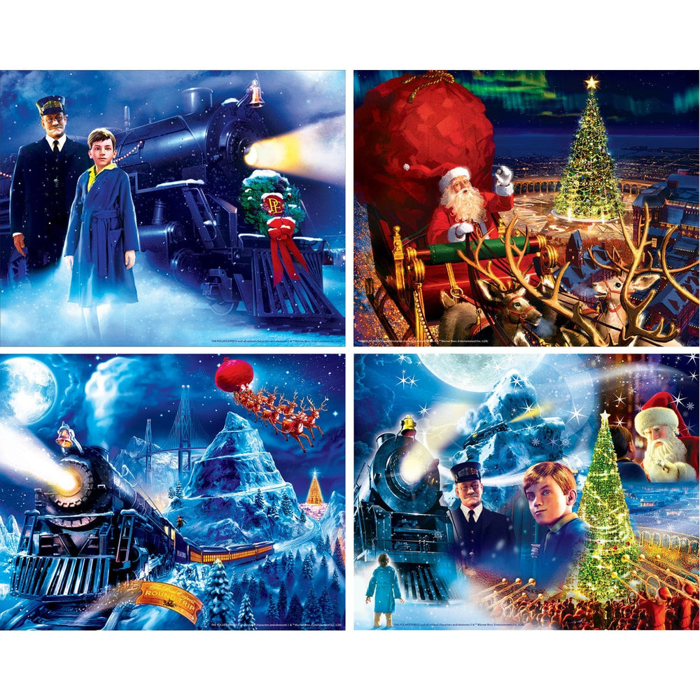 The Polar Express 4-Pack 100 Piece Jigsaw Puzzles (ONLINE ORDER ONLY)