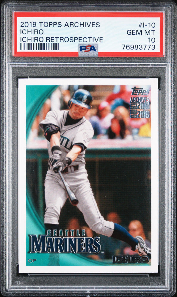 2019 TOPPS ARCHIVES ICHIRO RETROSPECTIVE ICHIRO #I-10 - PSA 10 (Online Order Only)
