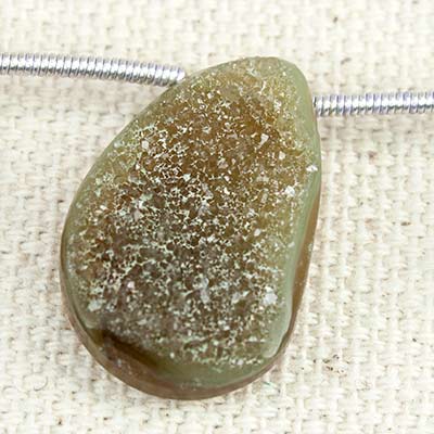 Sage Agate Drusy Freeform Beads (ONLINE ORDER ONLY)