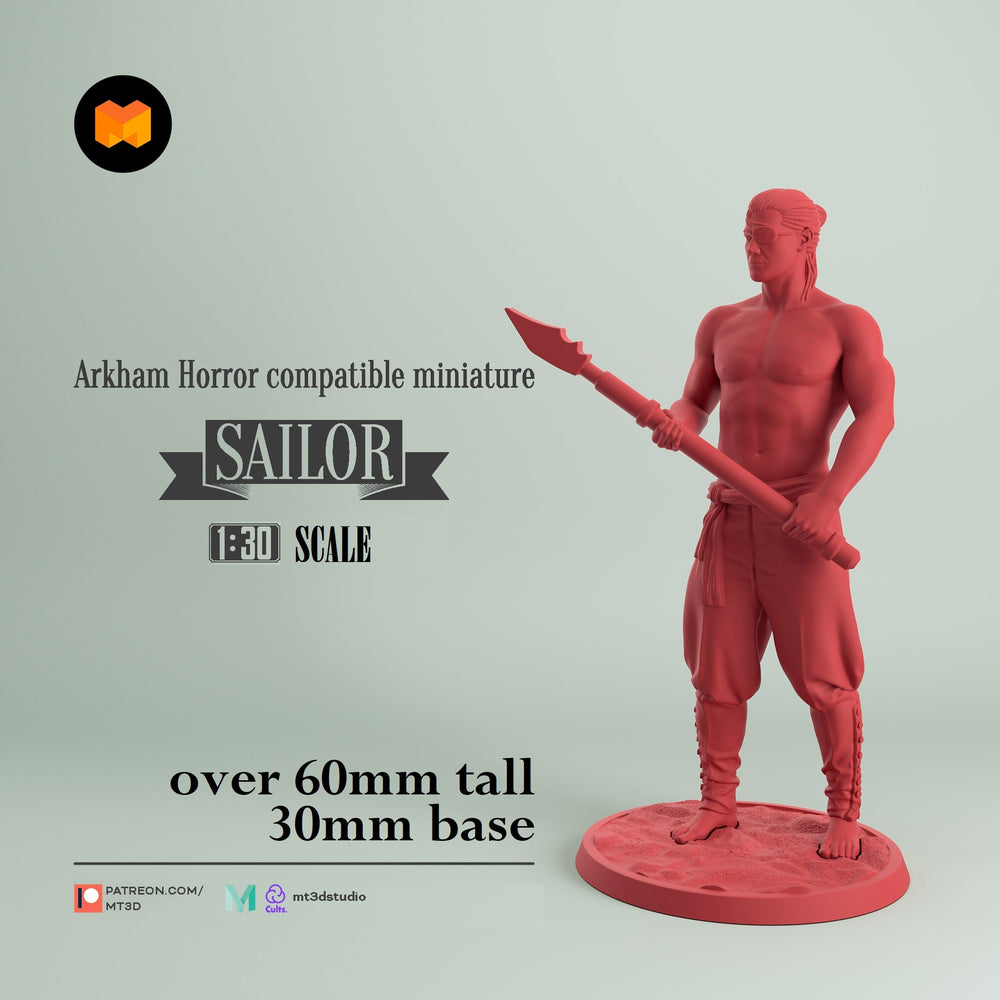 Arkham Compatible Investigator: The Sailor (Silas Marsh) (ONLINE ORDER ONLY)