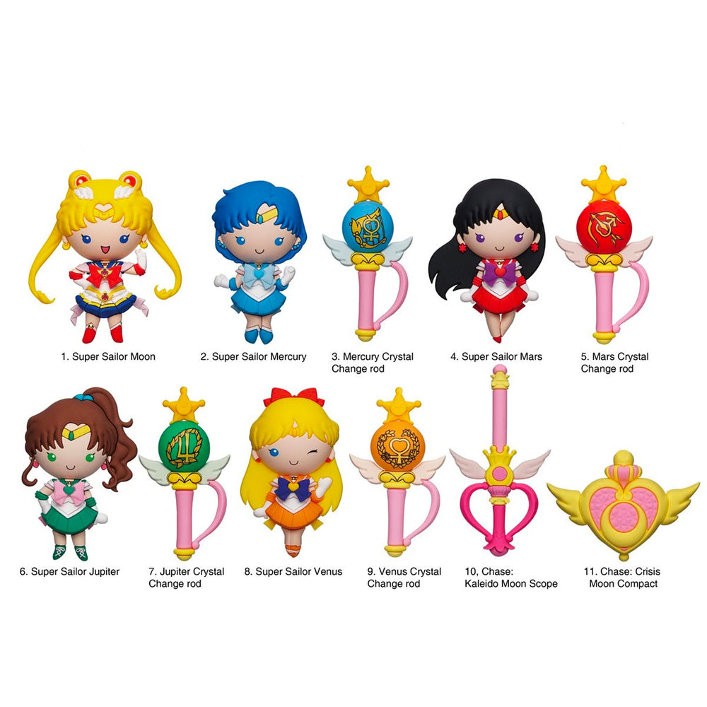 Sailor Moon Series 7 3D Sculpted Character Keychain Clip Blind Bag (Online Order Only)